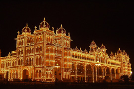 Mysore Maharaja Palace Night View